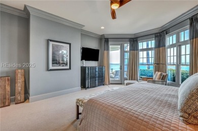 This exclusive property, nestled on one of only 32 deep-water on Colleton River Plantation Club in South Carolina - for sale on GolfHomes.com, golf home, golf lot