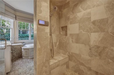 This exclusive property, nestled on one of only 32 deep-water on Colleton River Plantation Club in South Carolina - for sale on GolfHomes.com, golf home, golf lot