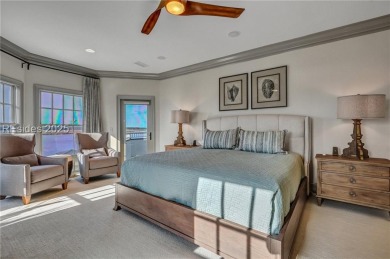 This exclusive property, nestled on one of only 32 deep-water on Colleton River Plantation Club in South Carolina - for sale on GolfHomes.com, golf home, golf lot