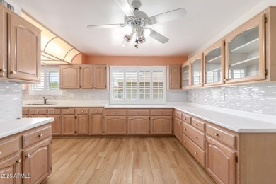Welcome to your Sun City retreat! This charming 3-bedroom on Sun City Lakes West and East in Arizona - for sale on GolfHomes.com, golf home, golf lot