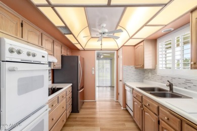 Welcome to your Sun City retreat! This charming 3-bedroom on Sun City Lakes West and East in Arizona - for sale on GolfHomes.com, golf home, golf lot