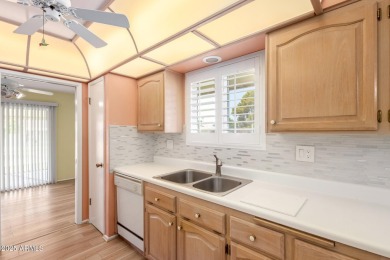 Welcome to your Sun City retreat! This charming 3-bedroom on Sun City Lakes West and East in Arizona - for sale on GolfHomes.com, golf home, golf lot