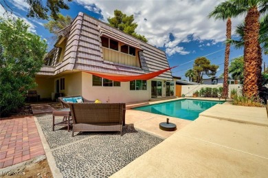 Charming mid-century residence in prime Paradise Palms location on Las Vegas National Golf Club in Nevada - for sale on GolfHomes.com, golf home, golf lot