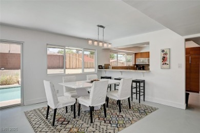 Charming mid-century residence in prime Paradise Palms location on Las Vegas National Golf Club in Nevada - for sale on GolfHomes.com, golf home, golf lot