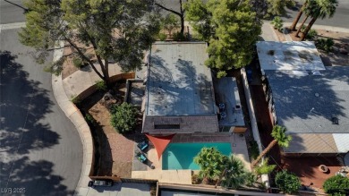 Charming mid-century residence in prime Paradise Palms location on Las Vegas National Golf Club in Nevada - for sale on GolfHomes.com, golf home, golf lot
