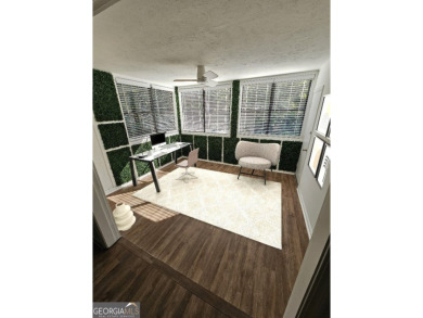 Welcome home! This lovely 2 bedroom + sunroom / 2 bath situated on Cross Creek Golf Course in Georgia - for sale on GolfHomes.com, golf home, golf lot