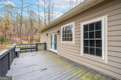 Step into serenity and style in this stunning craftsman-style on White Path Golf Club in Georgia - for sale on GolfHomes.com, golf home, golf lot