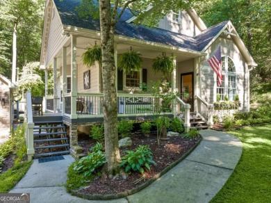 Step into serenity and style in this stunning craftsman-style on White Path Golf Club in Georgia - for sale on GolfHomes.com, golf home, golf lot