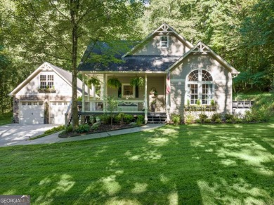 Step into serenity and style in this stunning craftsman-style on White Path Golf Club in Georgia - for sale on GolfHomes.com, golf home, golf lot