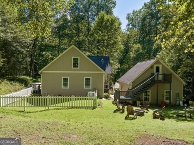 Step into serenity and style in this stunning craftsman-style on White Path Golf Club in Georgia - for sale on GolfHomes.com, golf home, golf lot