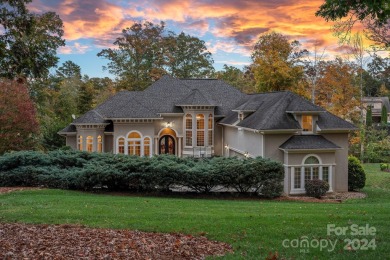 Experience waterfront luxury  long-range golf views from this on Trump National Golf Club Charlotte in North Carolina - for sale on GolfHomes.com, golf home, golf lot