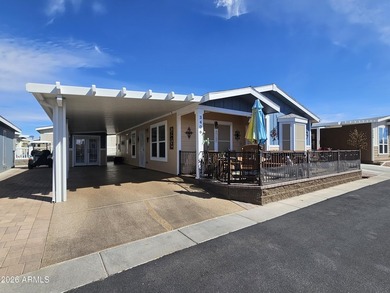 This beautifully upgraded 2-bedroom, 2-bath home offers laminate on Viewpoint Golf Resort in Arizona - for sale on GolfHomes.com, golf home, golf lot