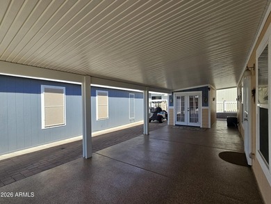 This beautifully upgraded 2-bedroom, 2-bath home offers laminate on Viewpoint Golf Resort in Arizona - for sale on GolfHomes.com, golf home, golf lot