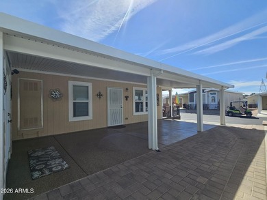 This beautifully upgraded 2-bedroom, 2-bath home offers laminate on Viewpoint Golf Resort in Arizona - for sale on GolfHomes.com, golf home, golf lot