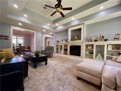 Live in comfort and style on the 16th tee at Lions Den Golf on Lions Den Golf Club in Arkansas - for sale on GolfHomes.com, golf home, golf lot