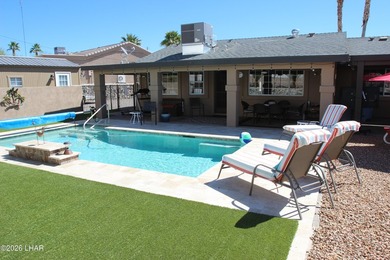 Quiet cul-de-sac location, level driveway, RV parking with full on London Bridge Golf Course in Arizona - for sale on GolfHomes.com, golf home, golf lot