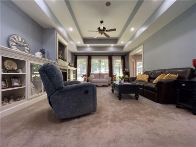Live in comfort and style on the 16th tee at Lions Den Golf on Lions Den Golf Club in Arkansas - for sale on GolfHomes.com, golf home, golf lot