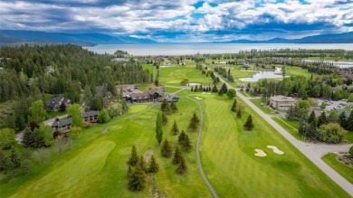 Overlooking the 1st fairway of Bigfork Montana's Eagle Bend Golf on Eagle Bend Golf Course in Montana - for sale on GolfHomes.com, golf home, golf lot