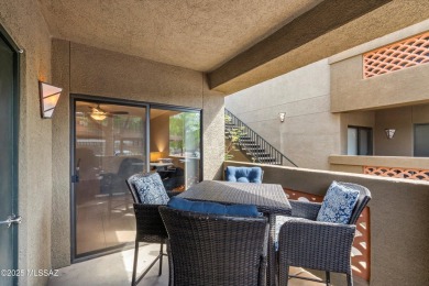 Private, fully furnished 1st floor condo in the gated Northern on The Lodge at Ventana Canyon - Canyon  in Arizona - for sale on GolfHomes.com, golf home, golf lot