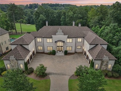 An architectural masterpiece in a gated community, on the 5th on Echelon Golf Club in Georgia - for sale on GolfHomes.com, golf home, golf lot