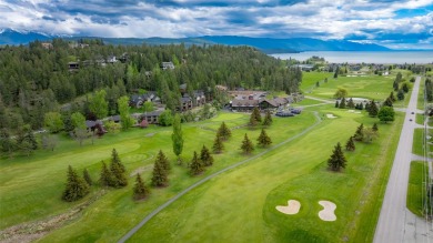 Overlooking the 1st fairway of Bigfork Montana's Eagle Bend Golf on Eagle Bend Golf Course in Montana - for sale on GolfHomes.com, golf home, golf lot