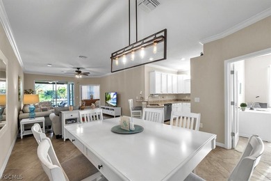 Welcome to this charming villa, formerly a model home, that is on Pelican Preserve Golf Club in Florida - for sale on GolfHomes.com, golf home, golf lot