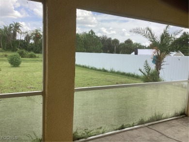Backyard views like this are rare in Lehigh Acres. Located in a on Mirror Lakes Golf Club in Florida - for sale on GolfHomes.com, golf home, golf lot