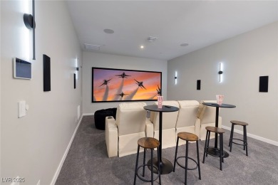 This stunning single-story smart home blends luxury with on Reflection Bay Golf Club in Nevada - for sale on GolfHomes.com, golf home, golf lot