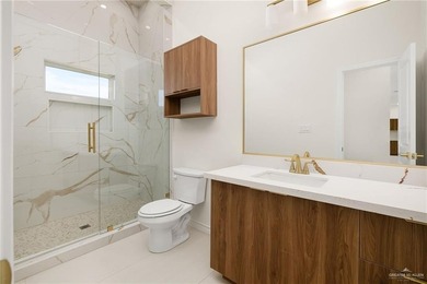 Modern luxury meets prime location. This 4 bedroom, 3.5 bathroom on Los Lagos Golf Club in Texas - for sale on GolfHomes.com, golf home, golf lot