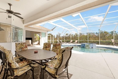 This TURN-KEY FURNISHED, custom-built pool home by Newport Homes on Rotonda Golf and Country Club The Links Course in Florida - for sale on GolfHomes.com, golf home, golf lot