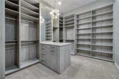 This stunning single-story smart home blends luxury with on Reflection Bay Golf Club in Nevada - for sale on GolfHomes.com, golf home, golf lot