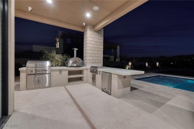 This stunning single-story smart home blends luxury with on Reflection Bay Golf Club in Nevada - for sale on GolfHomes.com, golf home, golf lot