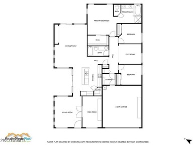 This spacious 2,013 sf home has 3 BR, 2 BA, kitchen, living rm on Estrella Mountain Ranch Golf Course in Arizona - for sale on GolfHomes.com, golf home, golf lot