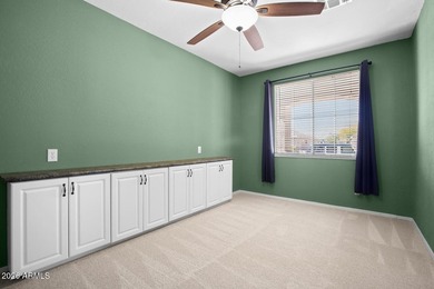 This spacious 2,013 sf home has 3 BR, 2 BA, kitchen, living rm on Estrella Mountain Ranch Golf Course in Arizona - for sale on GolfHomes.com, golf home, golf lot