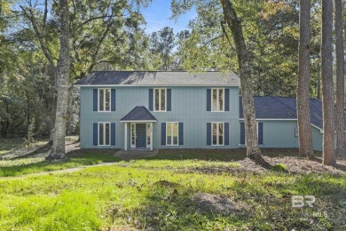 Enjoy private Creek living with this 4 bedroom 2.5 bath custom on Lake Forest Yacht and Country Club in Alabama - for sale on GolfHomes.com, golf home, golf lot