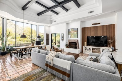 Welcome to tranquility. Step into your stunning custom home in on Troon Country Club in Arizona - for sale on GolfHomes.com, golf home, golf lot