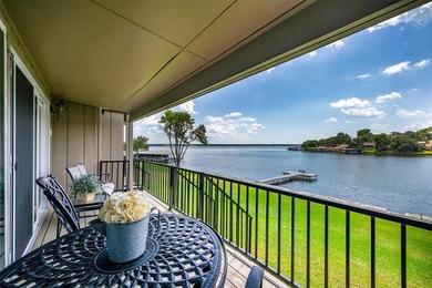 Enjoy lakefront living in this charming 2 bedroom, 1.5 bath on De Cordova Bend Country Club in Texas - for sale on GolfHomes.com, golf home, golf lot