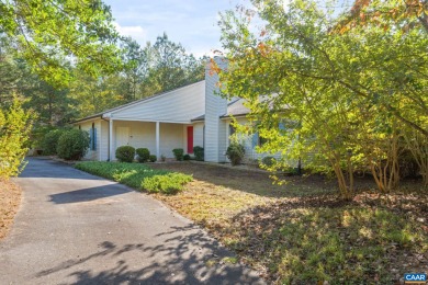 Step inside this one-level 3 bedroom, 2.5 bath Mid-Century on Lake Monticello Golf Course in Virginia - for sale on GolfHomes.com, golf home, golf lot