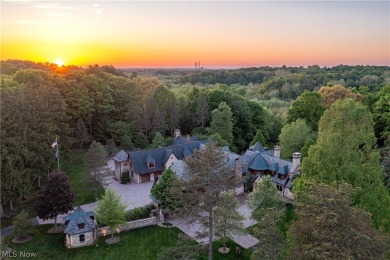 Situated on over 14 acres overlooking the Chagrin River Valley on The Kirtland Country Club in Ohio - for sale on GolfHomes.com, golf home, golf lot
