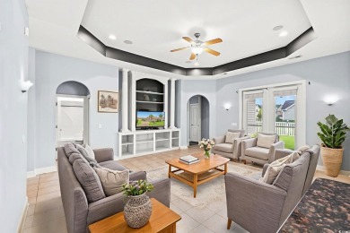 Beautiful Mediterranean Style Ranch Home with Pond Views for on Palmetto Greens Golf and Country Club in South Carolina - for sale on GolfHomes.com, golf home, golf lot
