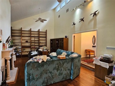 This 3 bed, 2 bath single-story home sits on the smaller fishing on Fairfield Plantation Golf and Country Club in Georgia - for sale on GolfHomes.com, golf home, golf lot