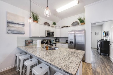 Short walk to the beach! In-town, golf-cart accessible 3-story on Palmilla Beach Golf Club in Texas - for sale on GolfHomes.com, golf home, golf lot