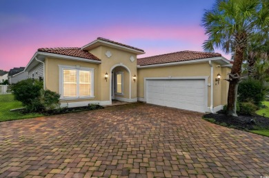Beautiful Mediterranean Style Ranch Home with Pond Views for on Palmetto Greens Golf and Country Club in South Carolina - for sale on GolfHomes.com, golf home, golf lot