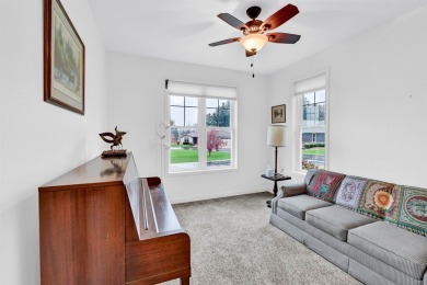 Perfect condo for those seeking low-maintenance, stylish living on Lake Mills Golf Course in Wisconsin - for sale on GolfHomes.com, golf home, golf lot