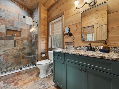 Welcome to this pristine 3 story modern cabin in the highly on Bent Creek Golf Course in Tennessee - for sale on GolfHomes.com, golf home, golf lot