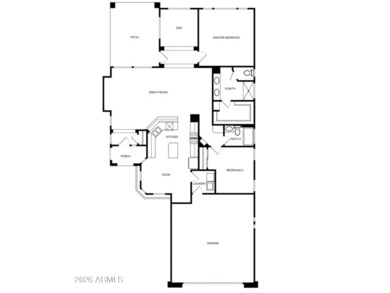 Welcome to this PRIVATE and PRISTINE 2bd/2ba + den/office on Trilogy Golf Club At Vistancia in Arizona - for sale on GolfHomes.com, golf home, golf lot