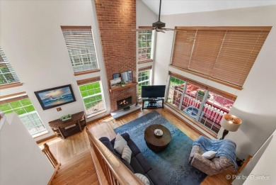 Beautiful 2 Story 2 bedroom +Loft , 2.5 Bath, 2 car garage END on Poplar Creek Country Club in Illinois - for sale on GolfHomes.com, golf home, golf lot