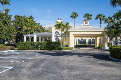 Lovely bright light waterfront villa, with enclosed porch plus on Oak Harbor Country Club in Florida - for sale on GolfHomes.com, golf home, golf lot