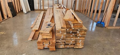 Cozy barndominium ready for your finishing touches! This metal on Linn Valley Lakes - Deer Trace Golf Course in Kansas - for sale on GolfHomes.com, golf home, golf lot