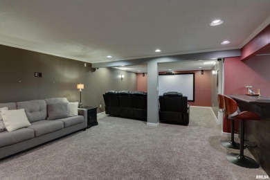 Take a look at this sprawling brick ranch in Spring Lake Estates on Spring Lake Country Club in Illinois - for sale on GolfHomes.com, golf home, golf lot